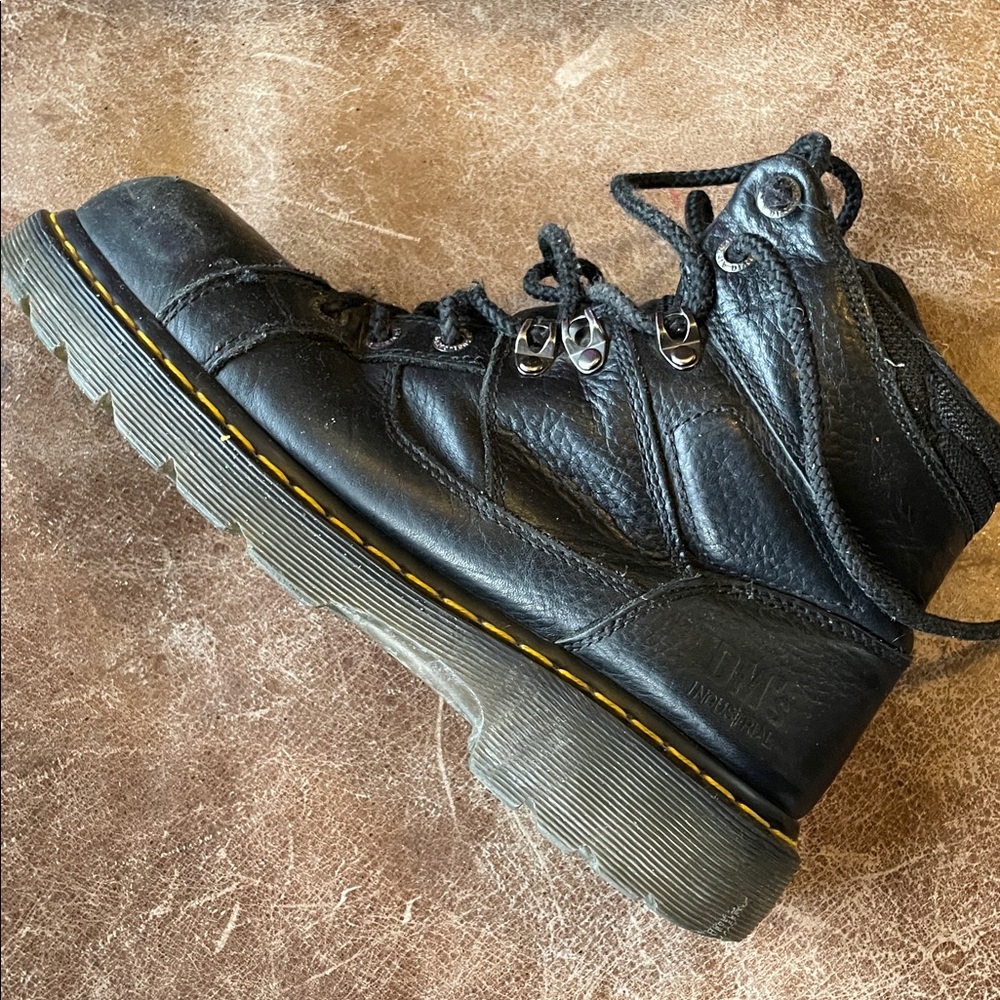 Dr. Martens Men's Black Industrial Steel Toed Work Boots. Good Condition. Sz 10. - Picture 7 of 16